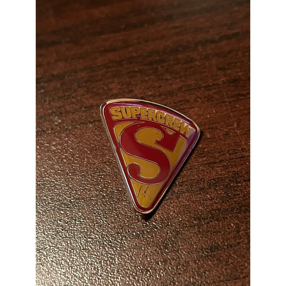 McDonald’s Supercrew Crest Employee Lapel Hat Pin